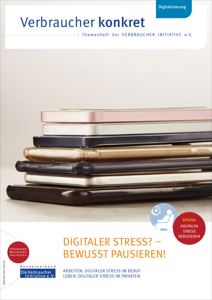 Titel Themenheft Digitaler Stress